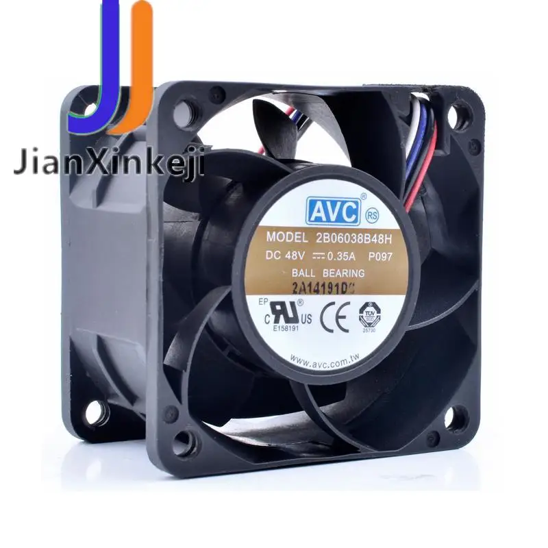 

2B06038B48H 6cm 6038 60x60x38mm 48V 0.35A communication server inverter cooling fan