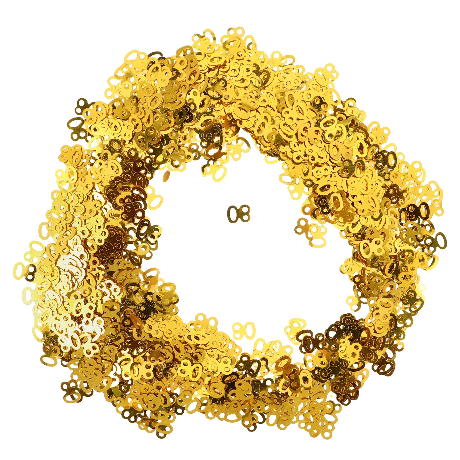 

1200Pcs Number Sequins Confetti Party Decoration High Quality Birthday Anniversary Supplies Table Scatter Number Confetti