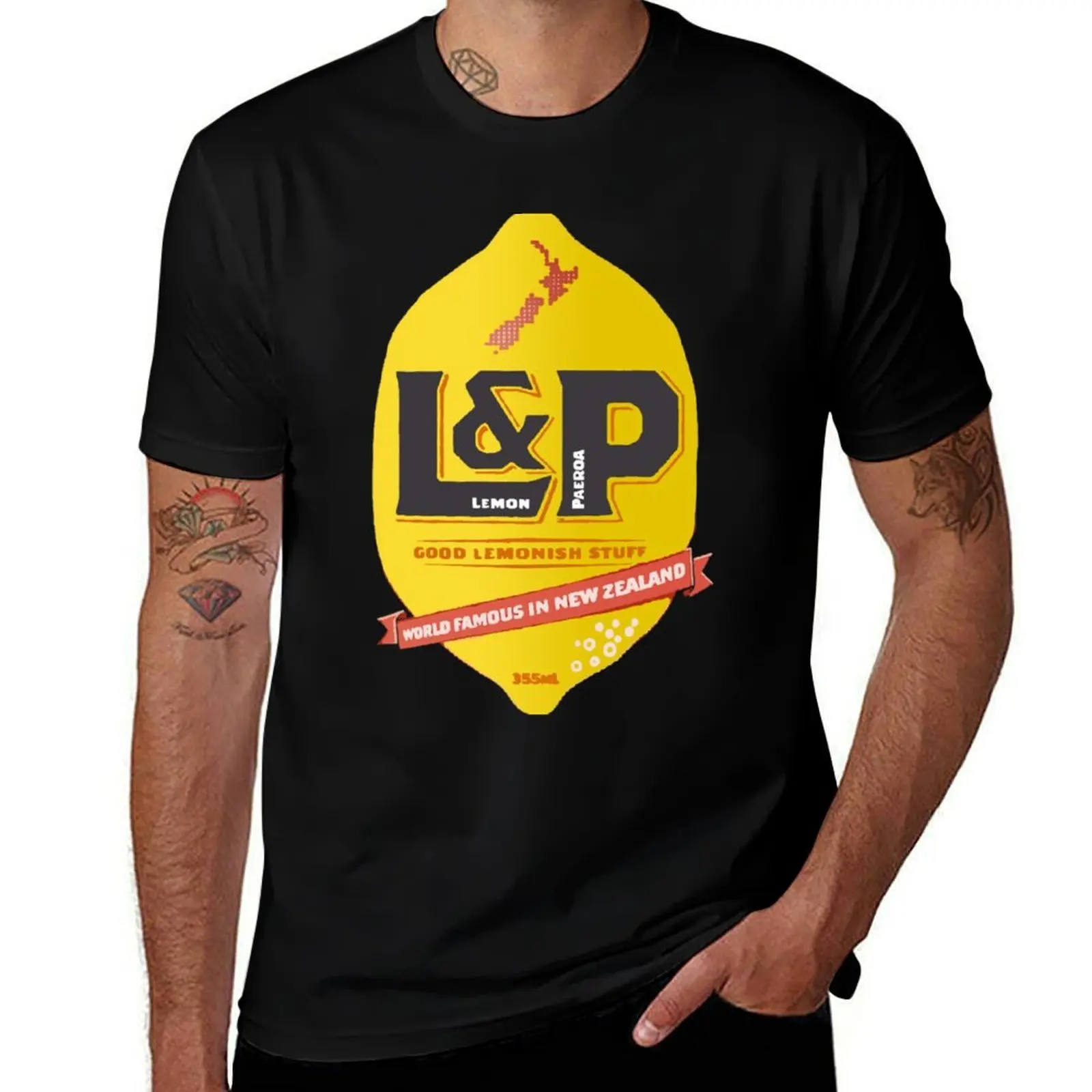 Lemon And Paeroa New Zealand Drink design T-Shirt Labor Work Casual T-Shirt