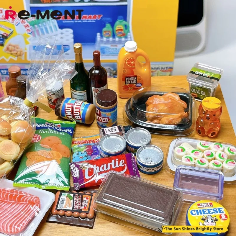 Re-ment-solo para miembros de escena en miniatura, tienda de descuento, Cow'S Mart Hipster, caja ciega, regalo ornamental, nuevo