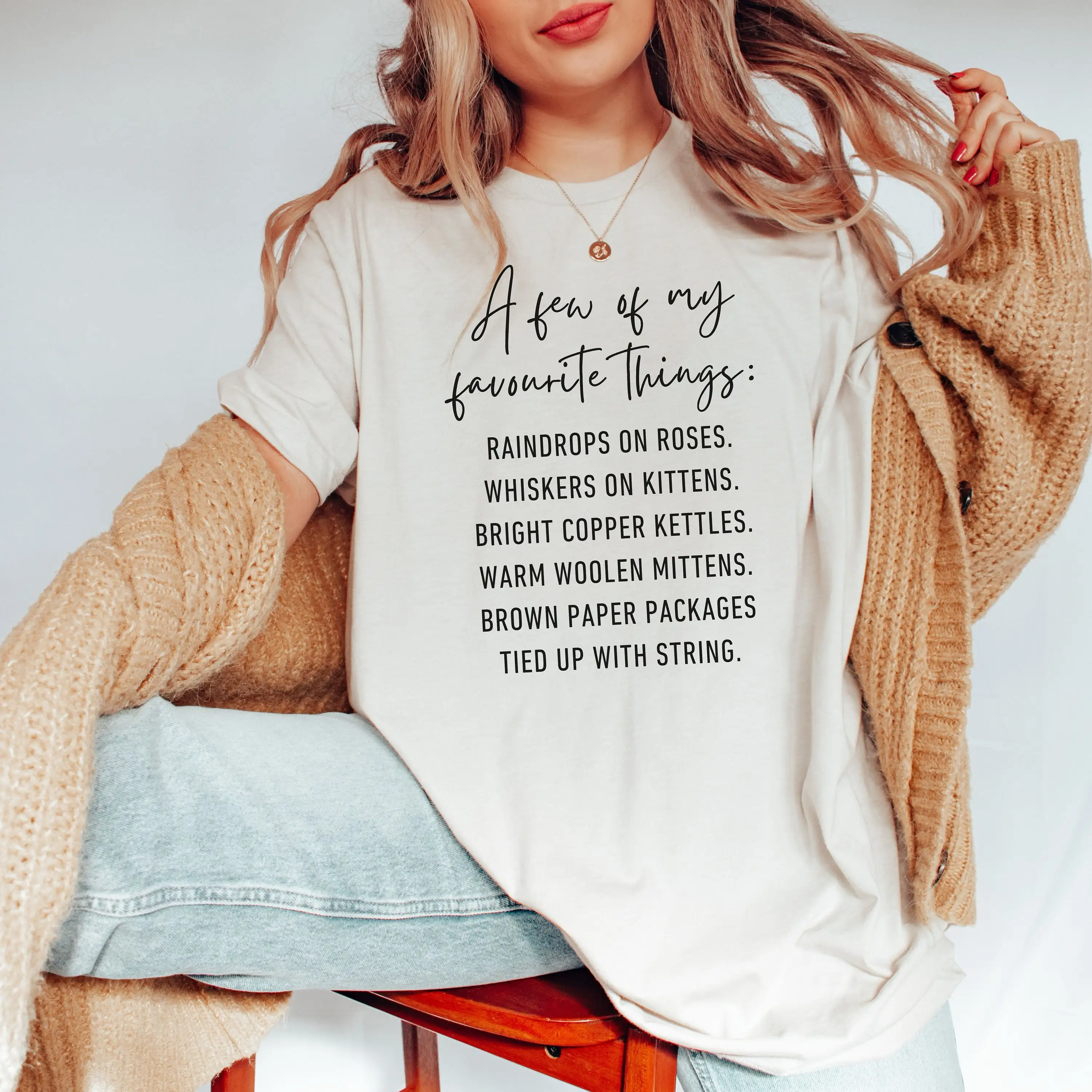Von Trapp family T-shirts, classic musical T-shirts movie music uplifting and favorite  cute and beautiful lyric T-shirts