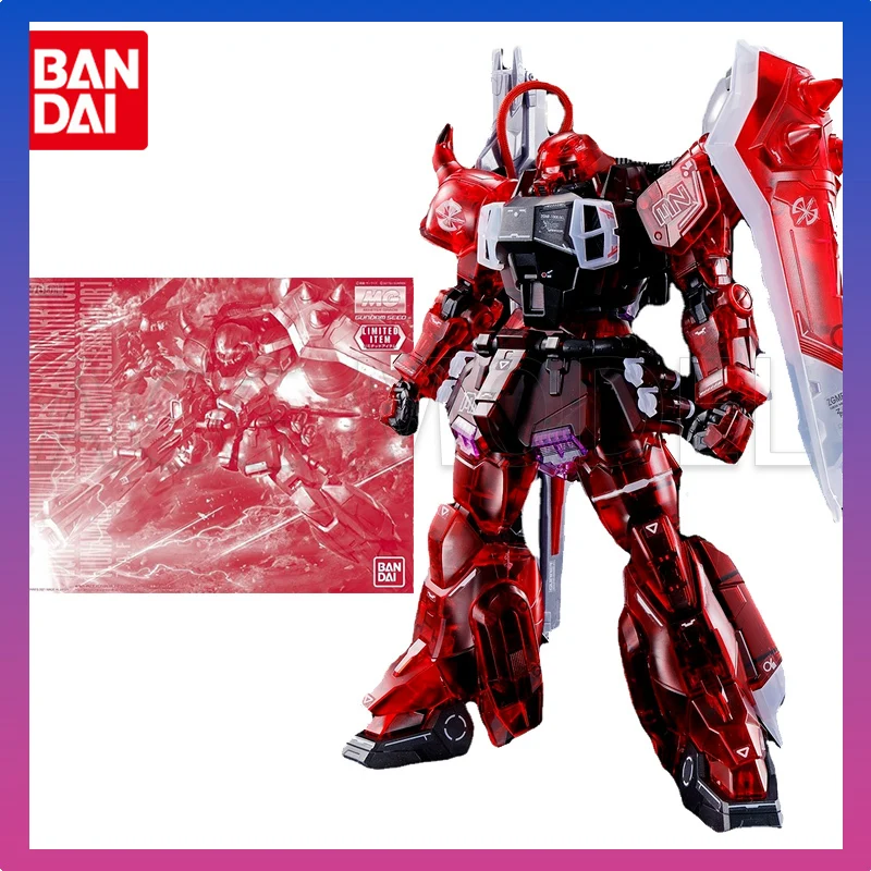 

In Stock Bandai Gundam Model Kit Anime Figure MG 1/100 ZGMF-1000 Gunner ZAKU Warrior Genuine Gunpla Anime Action Figure Toys