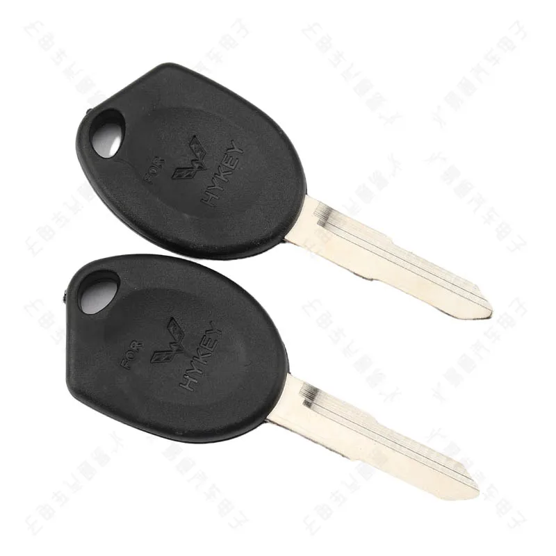 Suitable for rubber handle Wuling New Glory car secondary key left slot blank straight handle remote control key blank copper