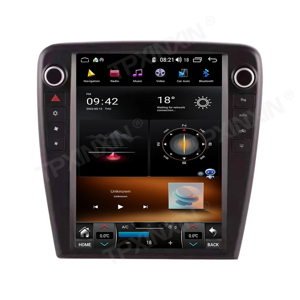 

12,1-дюймовый сенсорный экран Android 15 для Jaguar XJ XJL 2009-2018: автомобильный мультимедийный GPS-навигатор с CarPlay и головным устройством