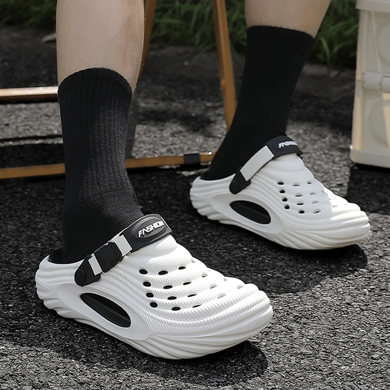 

Шлепанцы-сабо женские и мужские из ЭВА, мягкие, нескользящие, для улицы, дома, спорта, сада, пляжа, летние сандалии