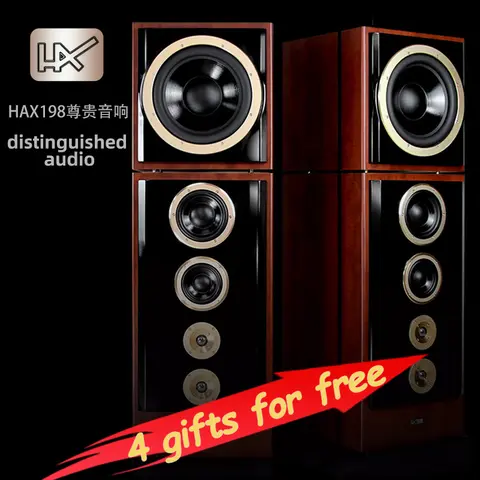 HAX198 audiophile hifi floorstanding speaker 3-way 12-inch split passive audio