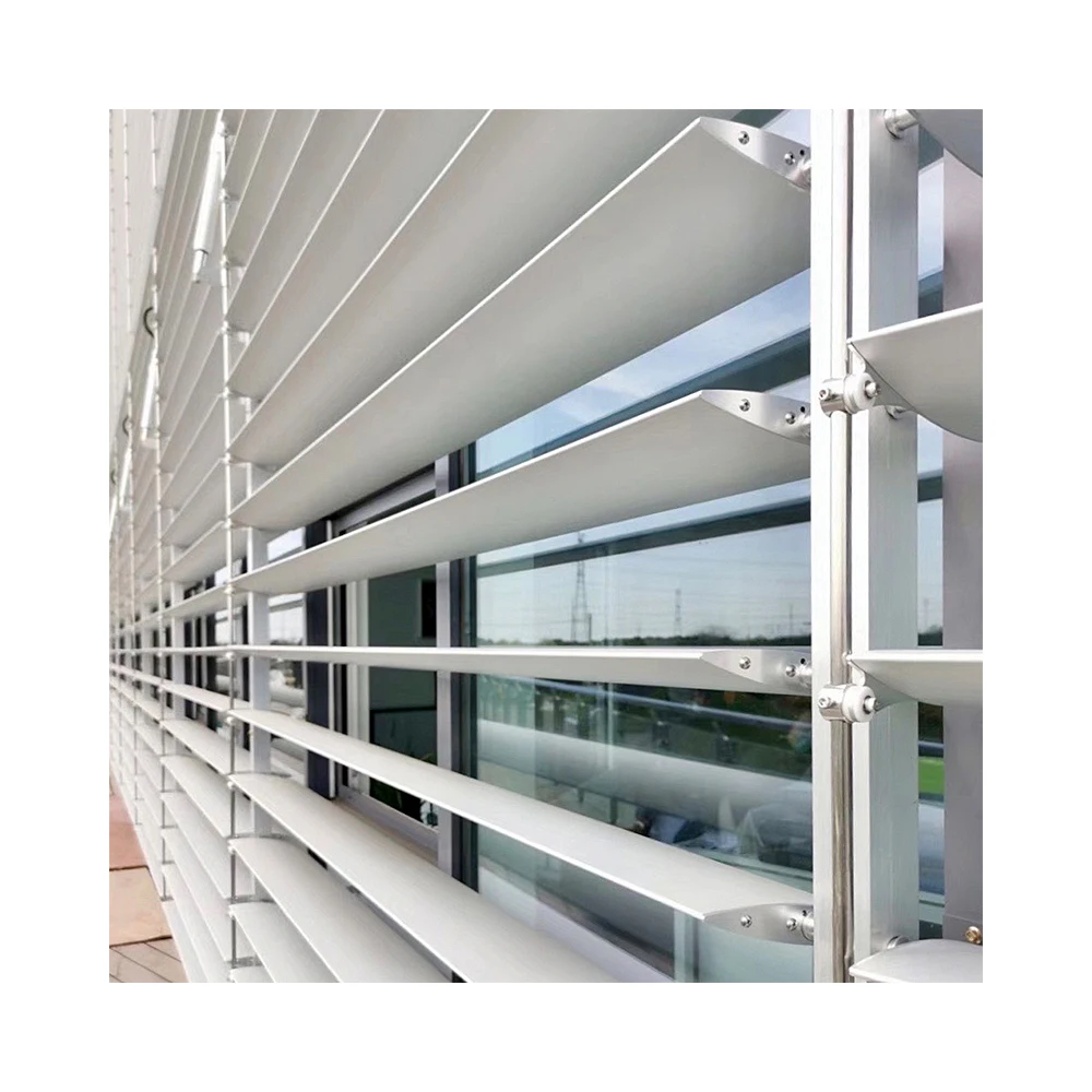 

Customization High Quality Plantation Shutters Jalousie Louver Windows Aluminum Horizontal Vertical Shutters for Windows