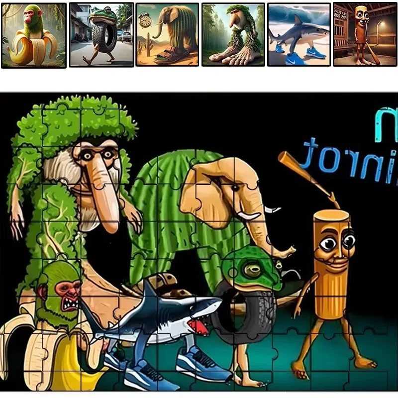 

3D Tralalelo Tralala головоломки игрушки мультфильм загадочные животные головоломки обучение развивающие настольные игры для мальчиков и девочек