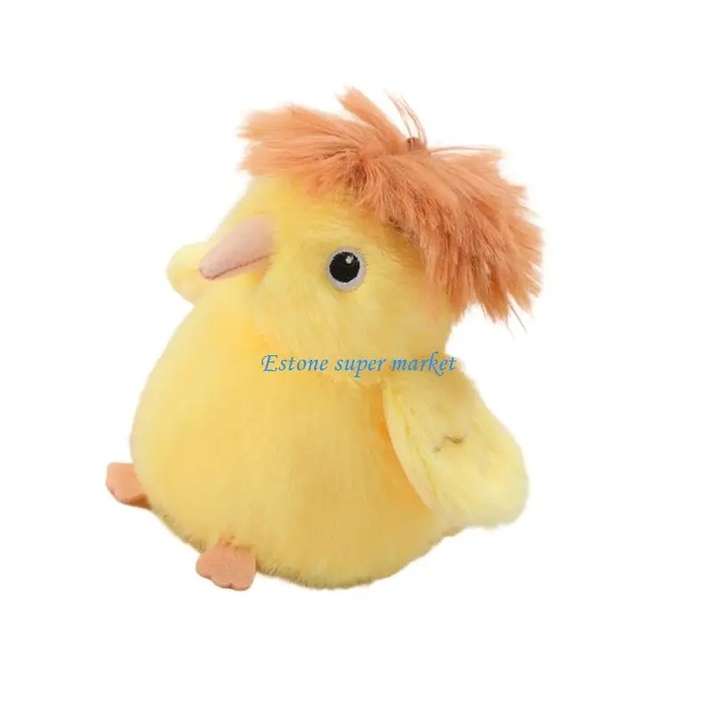 090B Miniature Bird Stuffed Toy Portable Shoulder Decors For Children Fun