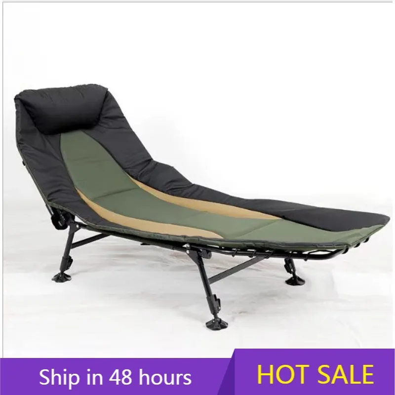 

YTYIN YTYIN Adjustable Outdoor Camping Nap Bed Portable Fishing Chair Durable Comfortable Nap Chair Folding Bed Iron Bedroom Bat