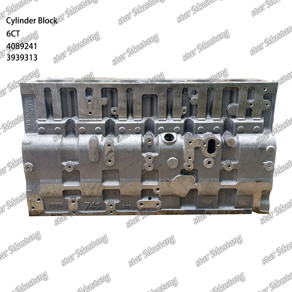 6CT Cylinder Block 4089241 3939313 Suitable For Cummins Engine Parts