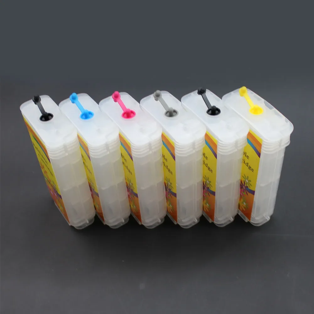 

130 мл x 6 шт. для HP72 многоразовый картридж для принтера HP Designjet T610 T770 T790 T1100 T1120 T1200 T1300 с чипом ARC