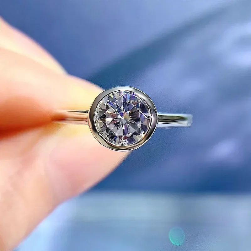 

Женское кольцо из серебра 925 пробы, с покрытием из 18-каратного золота, 7 мм