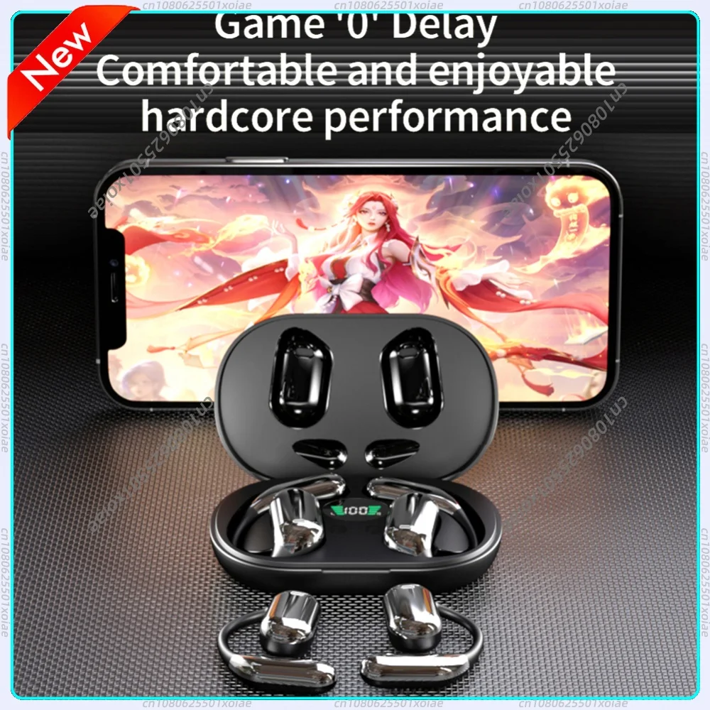 AI Translation Earbuds 3-in-1 Open Ear Headphones with Charging Case Wireless BT Translation Earphones Fit for and Android