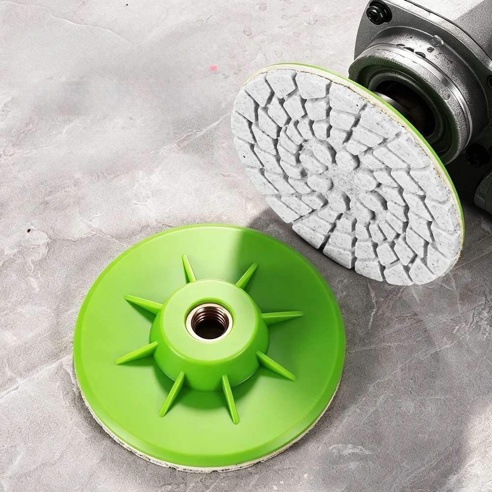 2Pcs 3Inch Grinding Disc For Marble For Granite For M10 Thread Angle Grinder Polishing Wheel, Polishing Tools 2Pcs