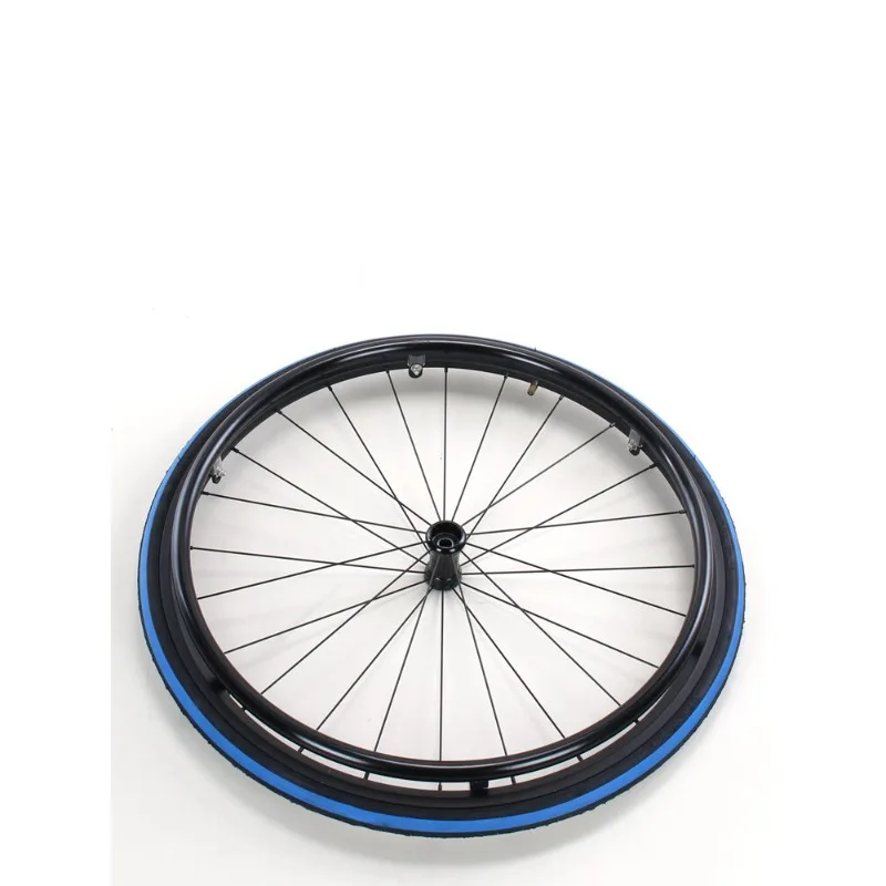 Sports wheelchair rear wheel 24 inch disabled wheelchair rear wheel full set of accessories quick release wheel hub with bearing