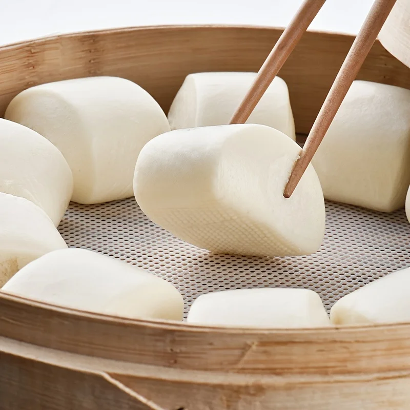 5Pcs Silikon Dampfer Pad Hohe Temperatur Widerstand Dampfer Tuch Wiederverwendbare Nicht-Stick Dampfer Liner Dim Sum Kochen Dampf matte – Detail 5