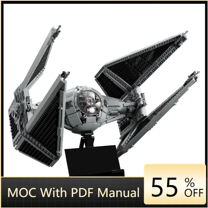 

1931 шт. MOC Star Battle крутая модель перехватчика строительные блоки DIY сборка Коллекционные игрушки для детей и взрослых рождественские подарки