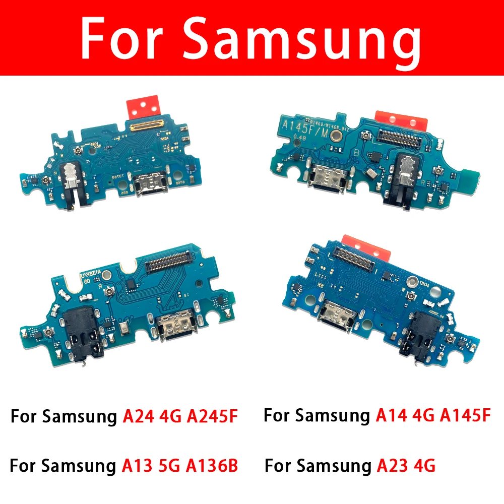 10 Pcs USB Charger Charging Dock Port Connector Flex Cable For Samsung A54 A53 A72 A52  A21 A13 A14 4G 5G A136B  A245F A146P