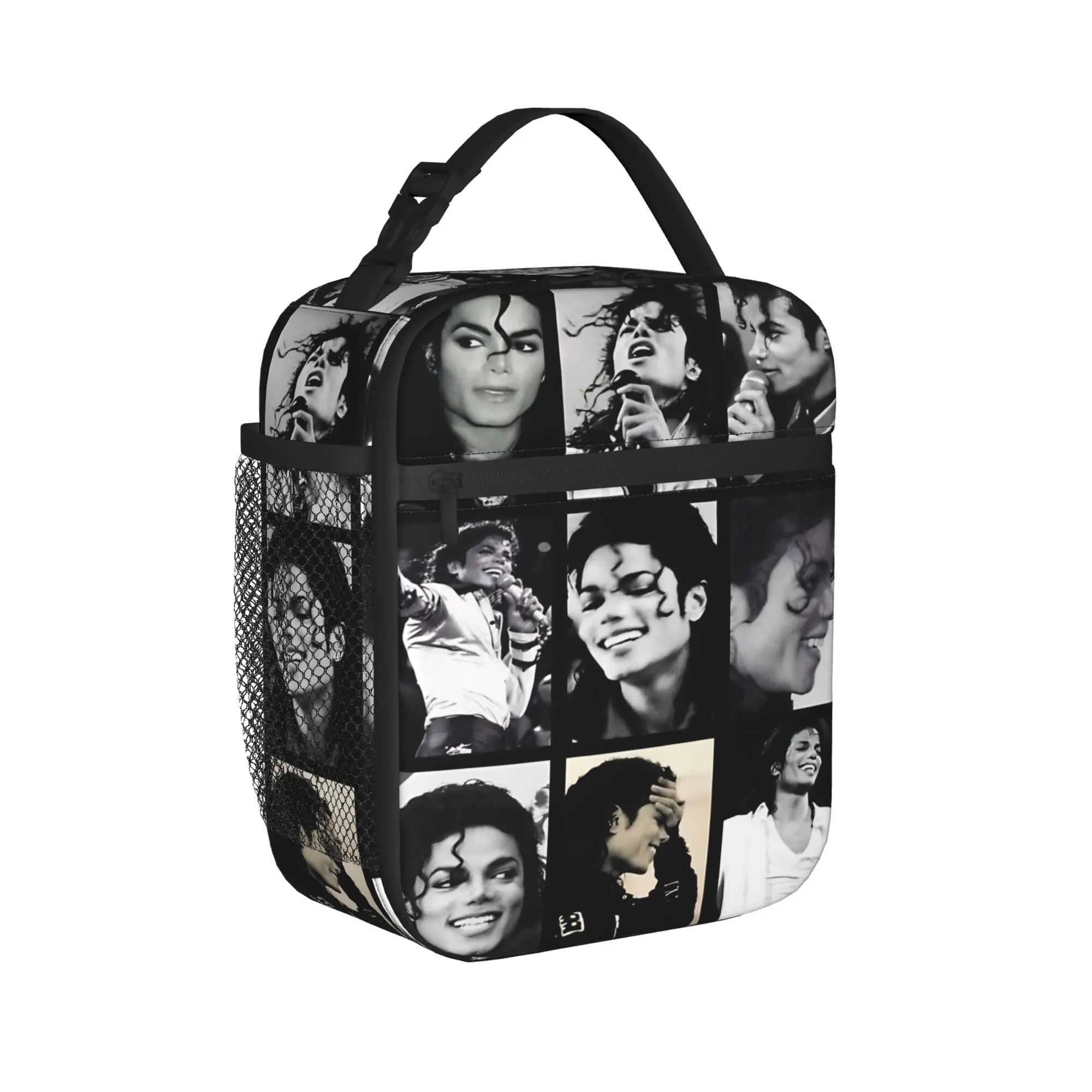 MJ Pop King Insulated Lunch Bag Leakproof M-Michaels Reusable Cooler Bag Lunch Box Tote Beach  Outdoor Food Storage Bags