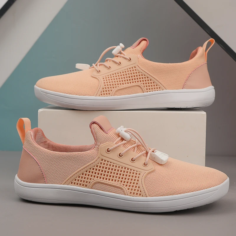 HKDQ Male Barefoot Shoes Minimalist Walking Sneakers Women Wide Toe Box Non Slip Gym Fitness Sneakers Breathable Shoes for Woman