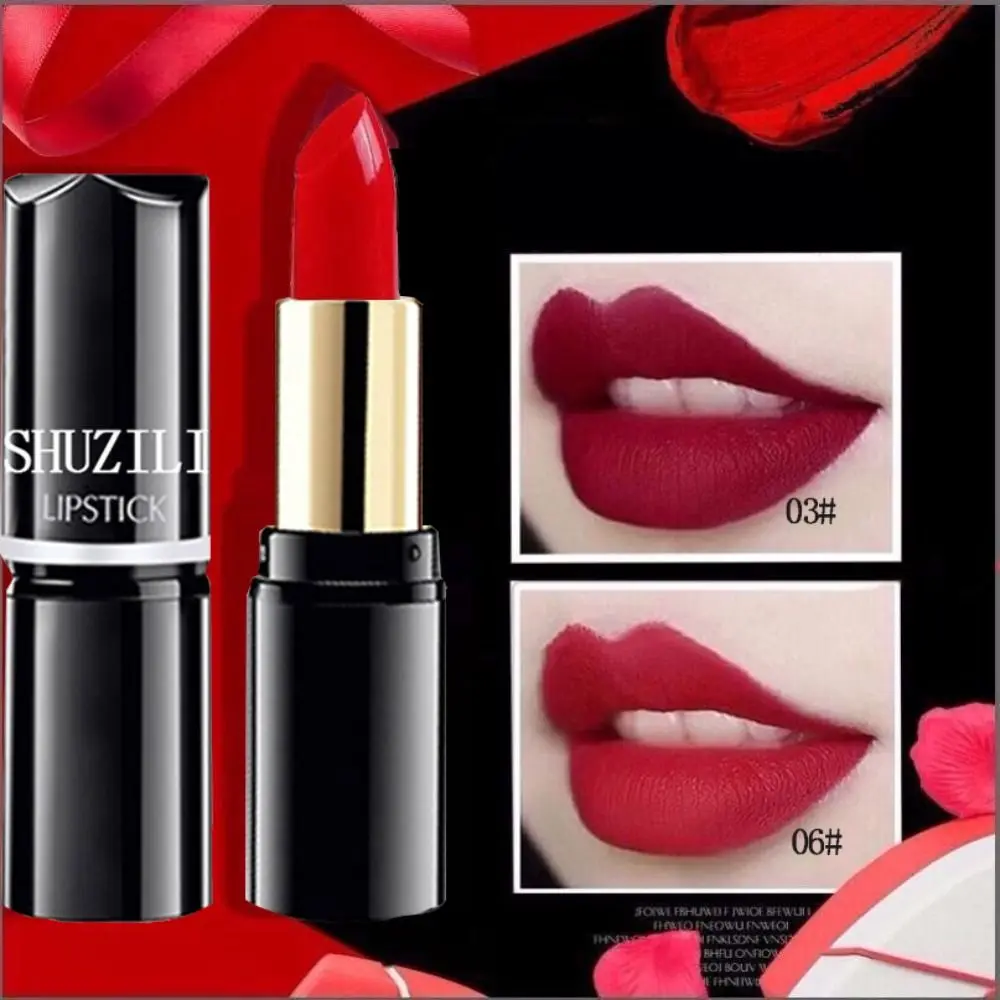 Beauty Waterproof Moisturizing Lipstick Long-lasting Sweatproof Lip Stick Non-Fading Lip Gloss Makeup Cosmetics