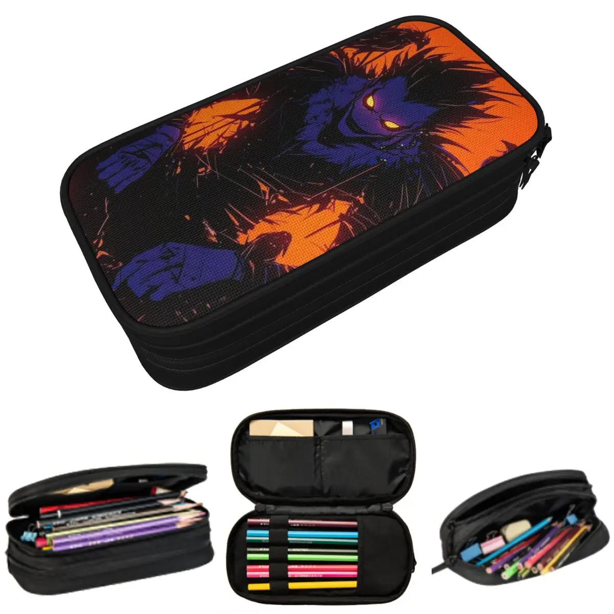 Deaths Notes Ryuk Anime Pencil Case for Kids School Pen Box Pencil Bag Stationery Supplies Pen Holder Bag