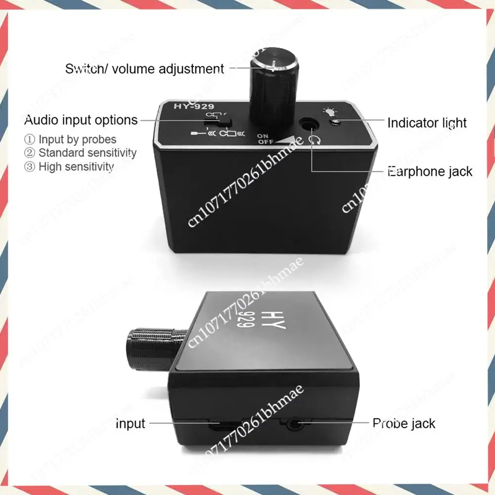 -A21Z Underground Water Pipe Leakage Detector Enhanced High Strength Sound Intensifier For Site Construction EU Plug