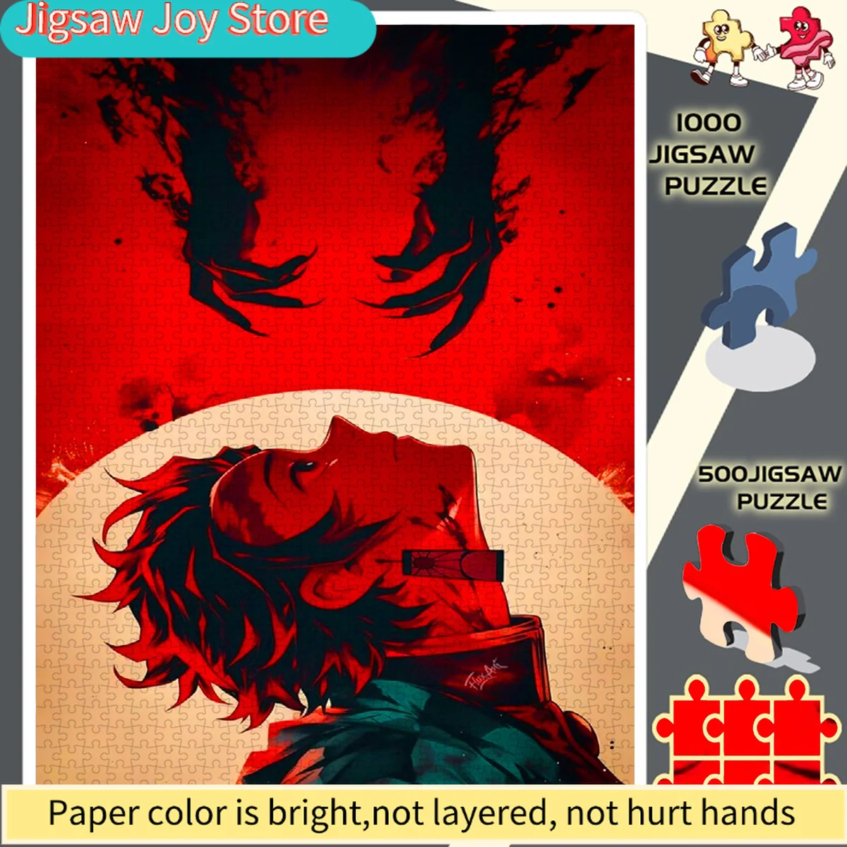 

Demon Slayer Red Boy Gazing at The Hand of The Demon, a Perfect Choice for Enthusiasts. Paper Puzzles - Educational Puzzles -
