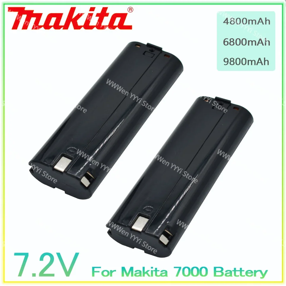 

4800mAh Makita 7.2V Ni-MH Replacement Battery For 7000 7002 7033 191679-9 192695-4 632002-4 632003-2 7.2V Battery L50 192532-2