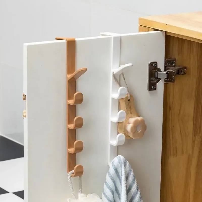 New Multi-purpose Five-segment Hooks Storage Household Hook Rack Organizer Clothes Coat Hat Bag Hanger Holder Hot Sale