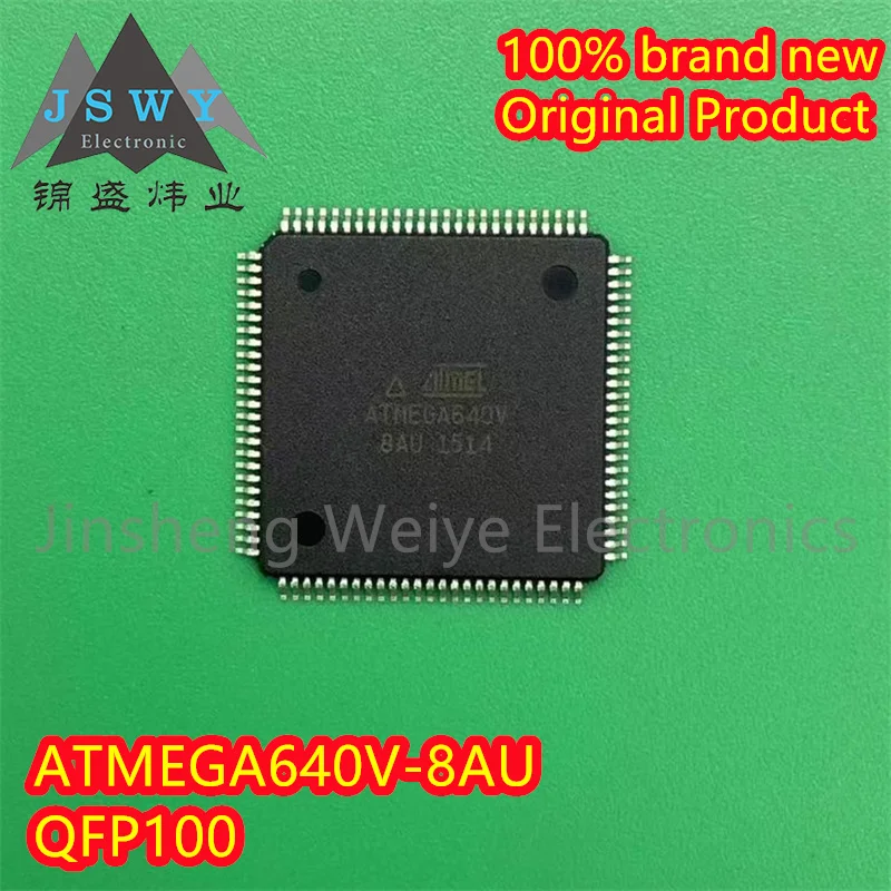 

3PCS free shipping ATMEGA640V-8AU ATMEGA640V QFP100 microcontroller IC 100% new original electronics