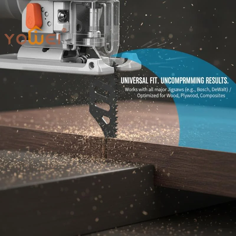 Latest T Shank Flush Cutting Replacement Blades Curved Jigsaw Blade For Precision  Precision Ground Teeth