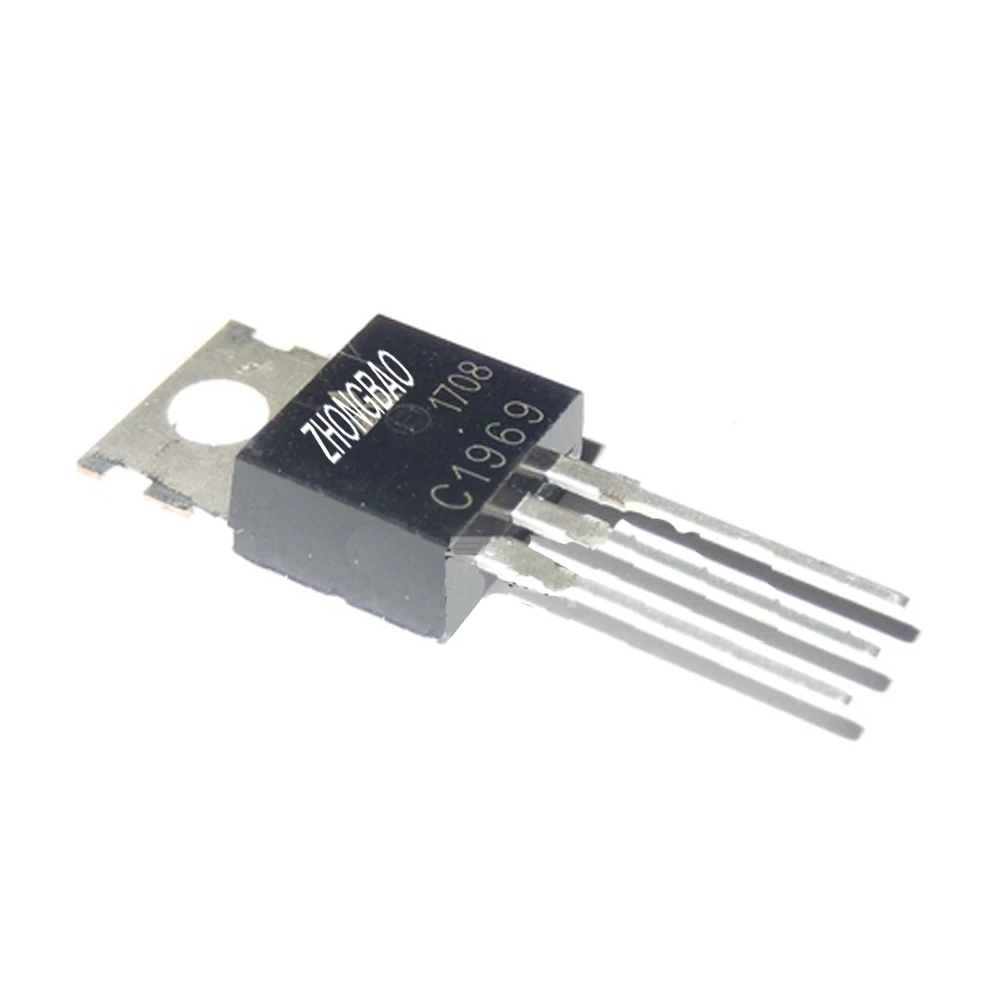 5PCS 2SC1969 C1969 TO-220 RF POWER TRANSISTOR EPITAX