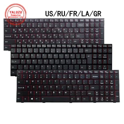 US/RU/FR/LA/GR English/Russian/French/Latin/German NEW Laptop Keyboard For Lenovo Y500 Y500N Y500NT Y510 Y510P