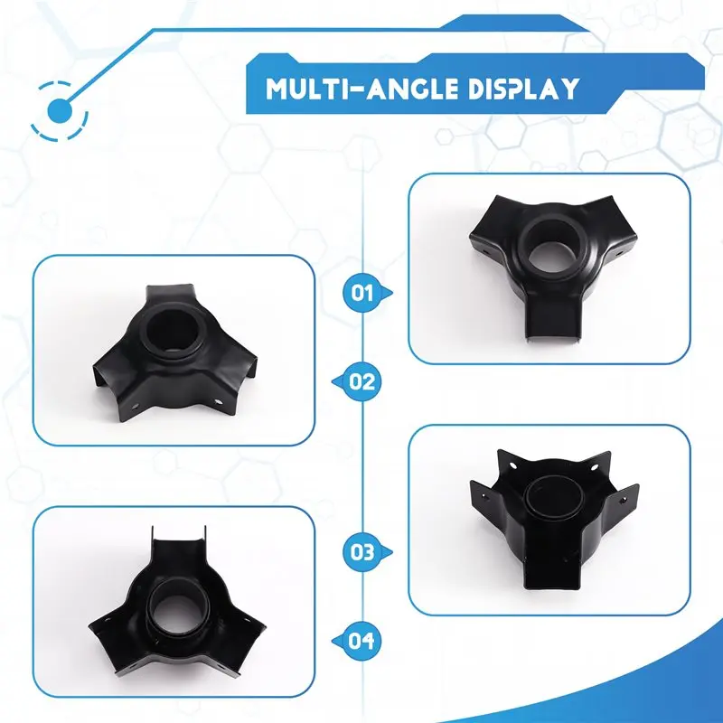 

-[A51I Digital]Speaker Bracket Metal Tripod Bracket Middle Three-Way Iron Seat