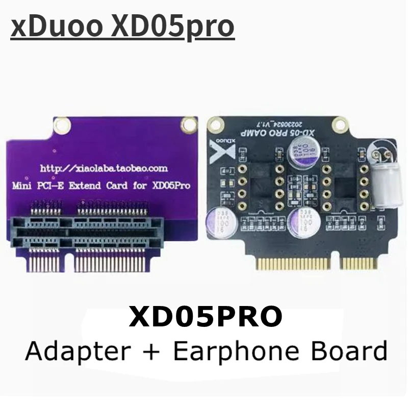 

Original XD05Pro OAMP Decoding Earphone Board Amplifier Standard Mini PCI-E Extend Adapter Card for Xduoo XD05PRO Without Op Amp