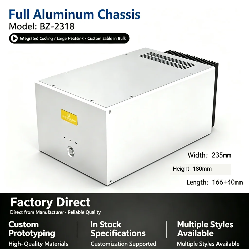 Lianli-Gao Wen separate amplifier chassis, power amplifier chassis, rear cooling chassis, mono chassis.