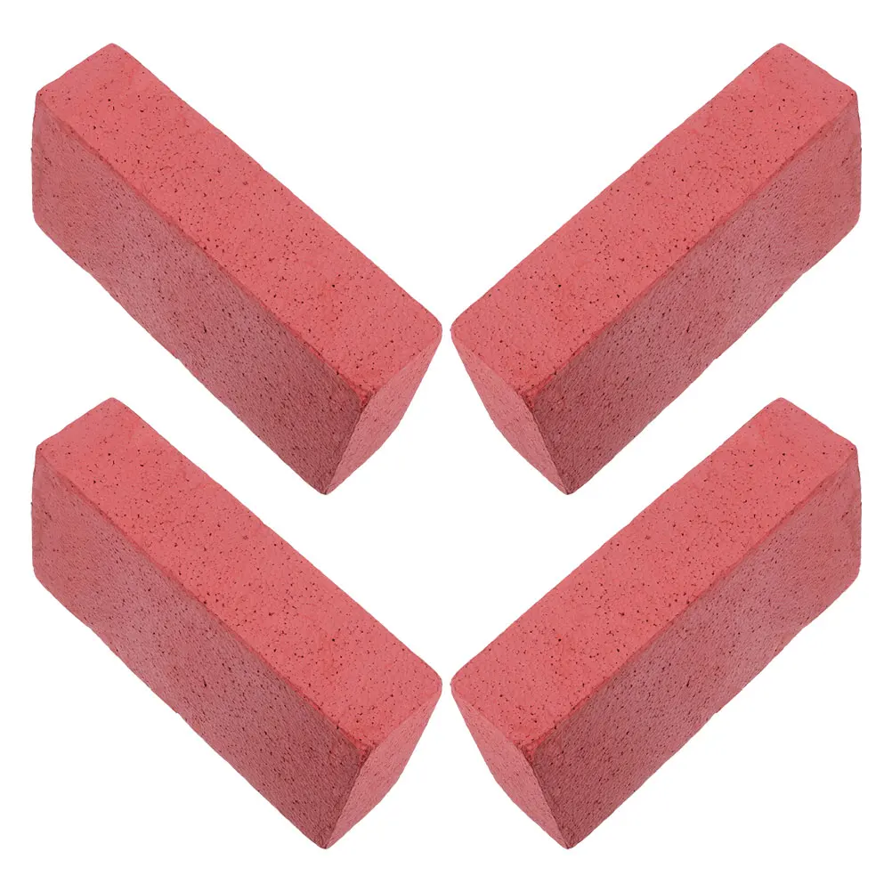 

4Pcs Fake Brick Foam Prop Lightweight Realistic Simulation Brick for Stage Performance Comedy Gimmick Halloween Prank