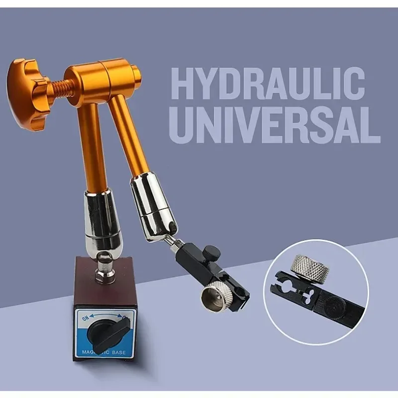 380mm Hydraulic Universal Magnetic Base Stand for Dial Indicator Precision Measuring Tool