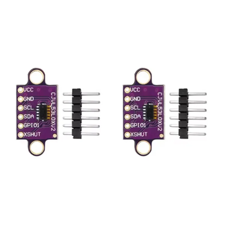 1-10PCS VL53L0X Time-of-Flight (ToF) Laser Entfernung Sensor Breakout 940nm GY-VL53L0XV2 Laser Abstand Modul I2C IIC mit Pin