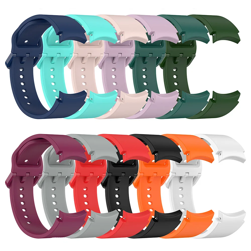 حزام سيليكون لساعة سامسونج جالاكسي 5 برو 45 ملم/6 حزام ساعة بديل كلاسيكي لساعة جالاكسي 7/6/5/4/FE (مقاس L))