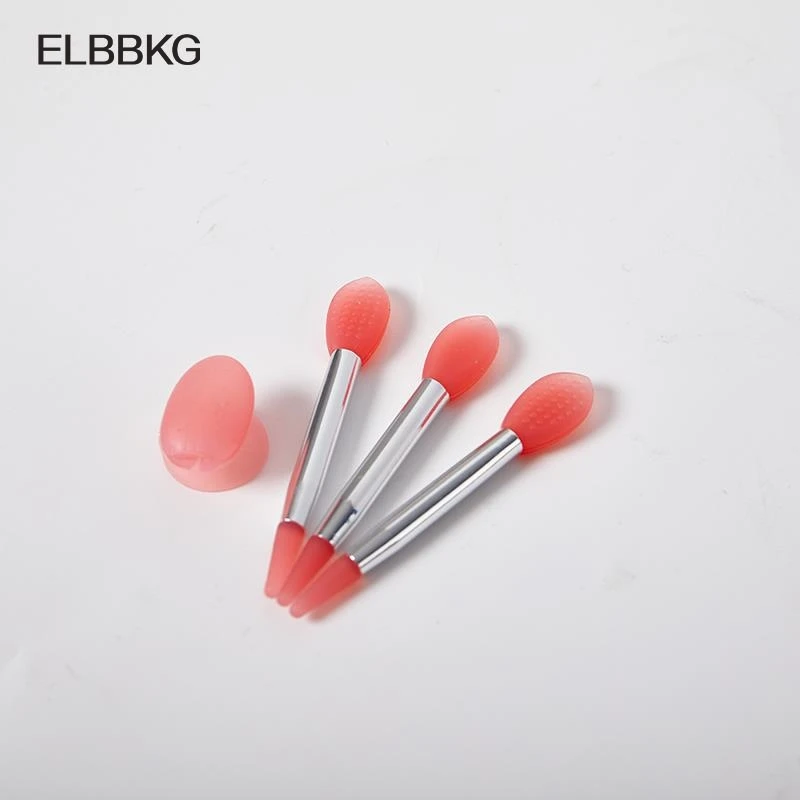 Bálsamos de silicona para labios, 3 piezas, máscara con ventosa, cubierta antipolvo, pinceles de maquillaje, película para labios, cubierta antipolvo