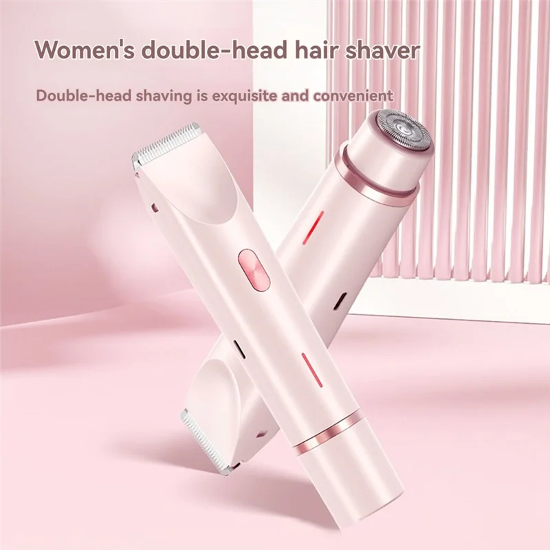 Multi-Function Digital Displayสําหรับผู้หญิงDual-Headเครื่องโกนหนวดรักแร้ผมTrimmerเครื่องโกนหนวดล้างทําความสะอาดได้Body-A58E