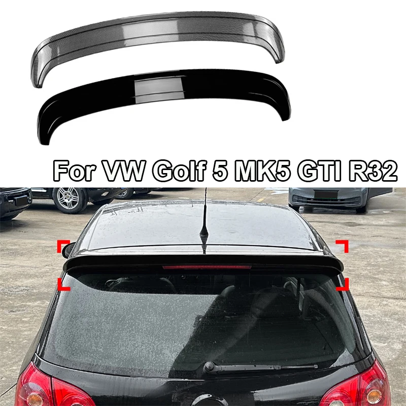 Rear Wing roof Trunk top Spoiler Trunk Lip For VW Golf 5 MK5 GTI R32 Tail Tailgate Splitter Lip Spoilers HIGH KICK DUCKBILL