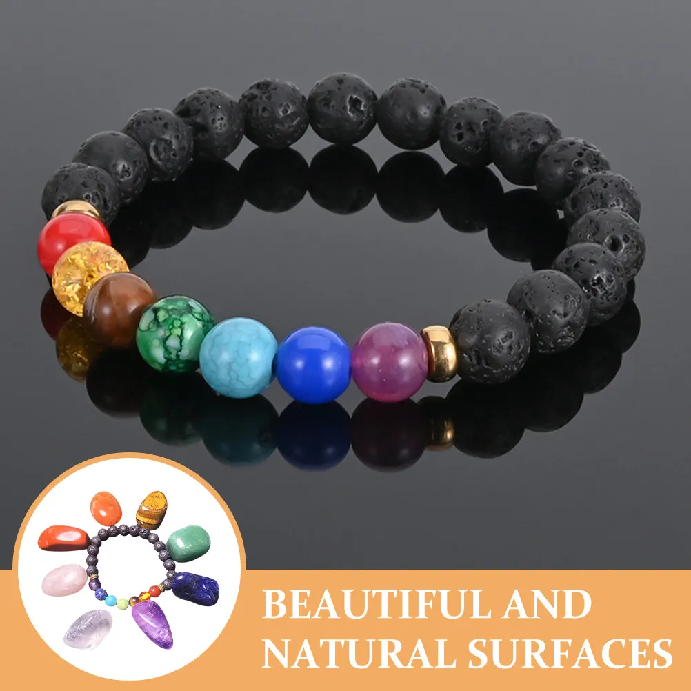 1Set Rainbow Crystal Mineral Stones Set Natural Stone Specimens for Geography Learning Teaching Samples Desktop Decor Collection