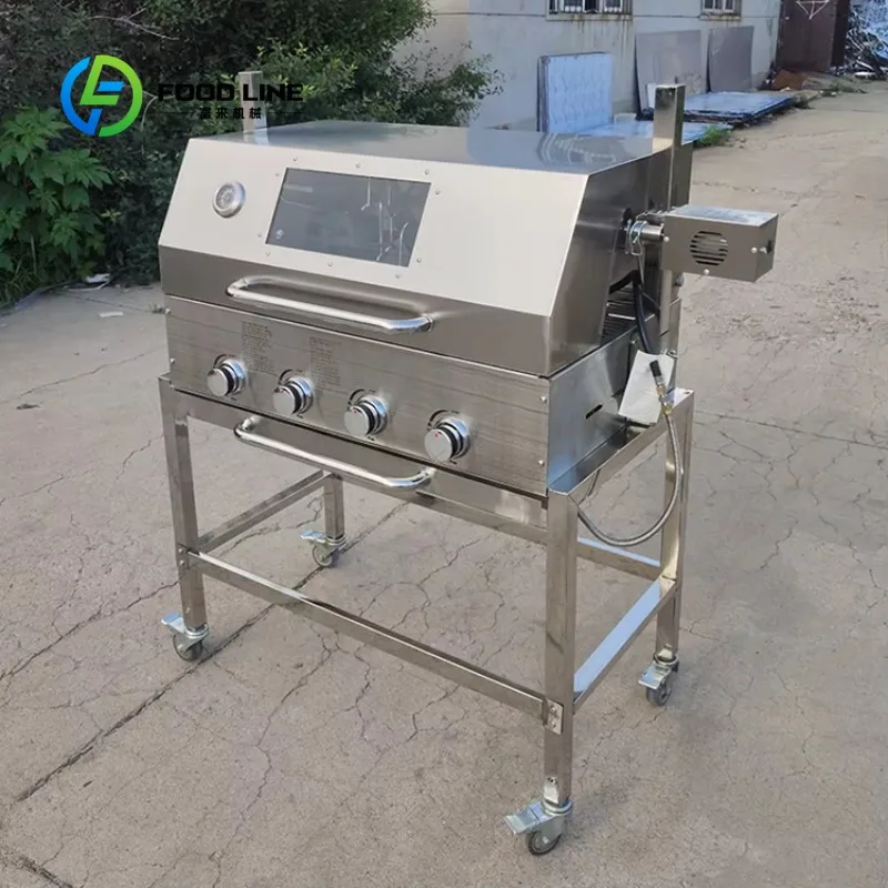 Customized size Charcoal Brazilian Baking Oven Pig Lamb BBQ Spit Barbecue Grill