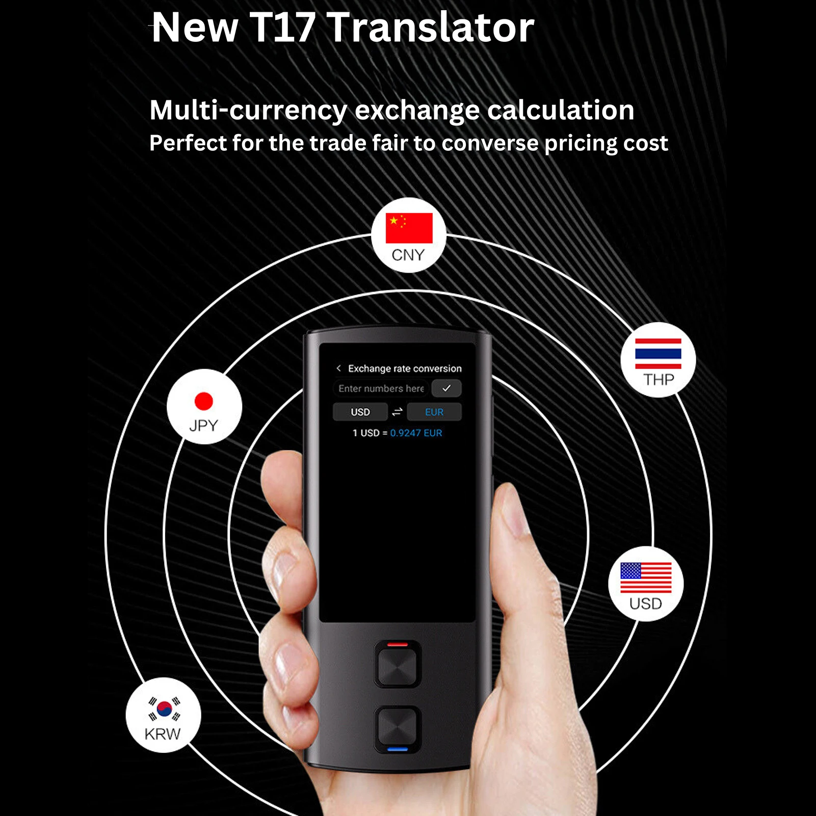 Portable Language Translator Device 138 Languages Voice Translating Offline Translation Simultaneous Interpretation Text / Photo