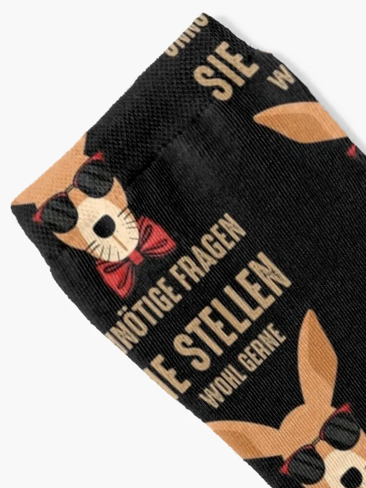 Kangaroo saying you like to ask unnecessary questions funny Socks gifts Non-slip designer Women Socks Men's