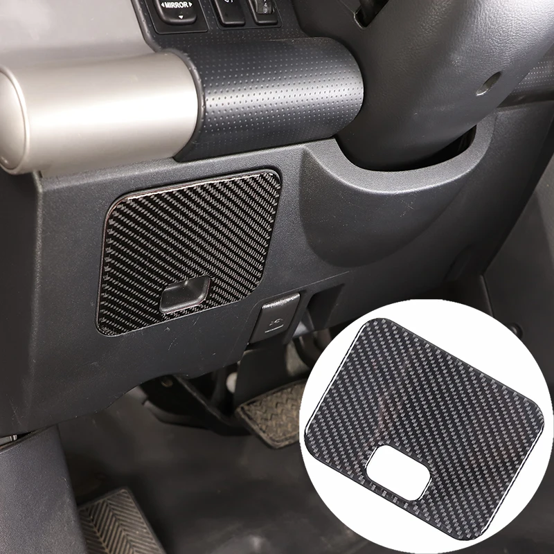 

Soft Carbon Fiber Car Main Driver Resistive Panel Cover Decorative Stickers for Toyota FJ Cruiser 2007-2021 Accessories